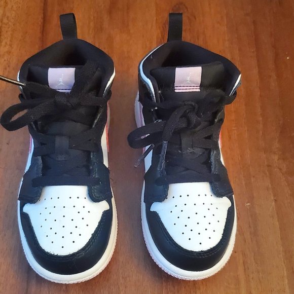 [SOLD] Air Jordan 1 Mid GS 'White Light Arctic Pink'_10C - Picture 1 of 6
